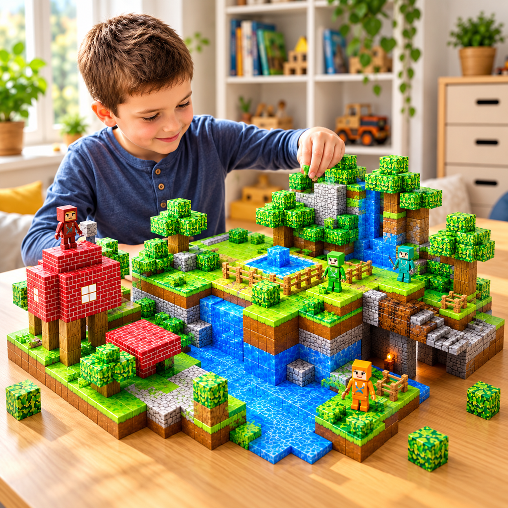 BUBLO WORLD™ - Magnetyczne Klocki 3D